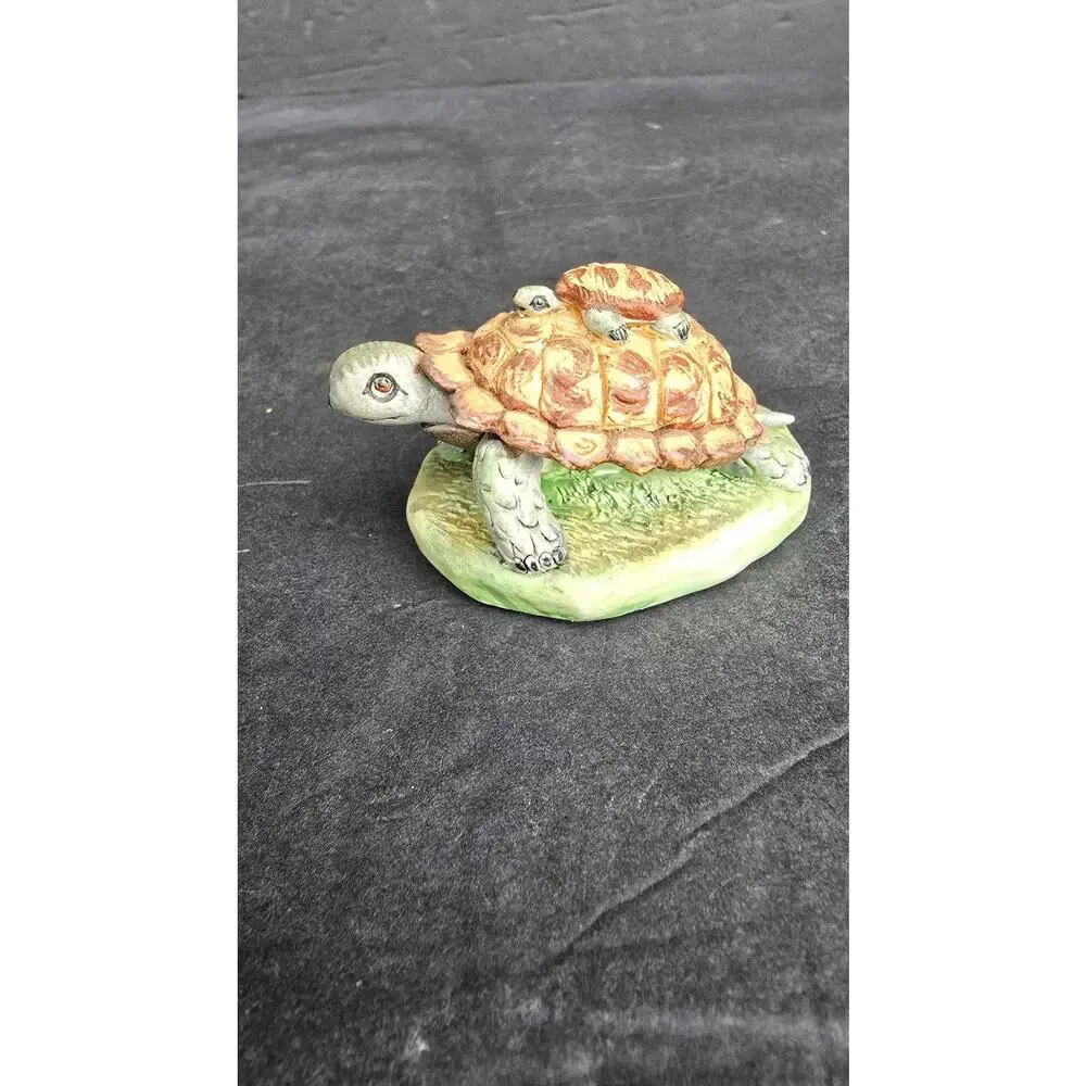 Vintage Basil Matthews Turtle Tortoise Figurine Signed Made in England